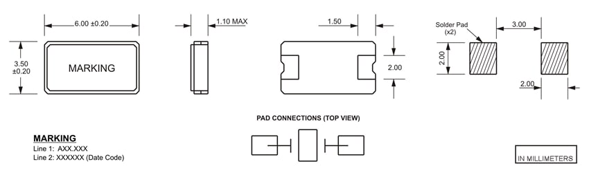 CSMC3 Mechanical Dimensions diagram