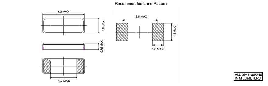 CSMT1 Mechanical Dimensions