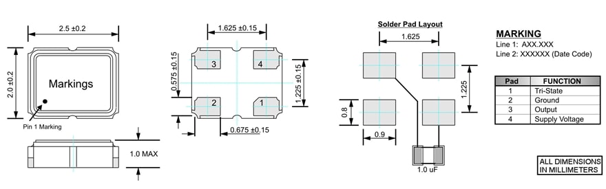 OCG3H Mechanical Dimensions